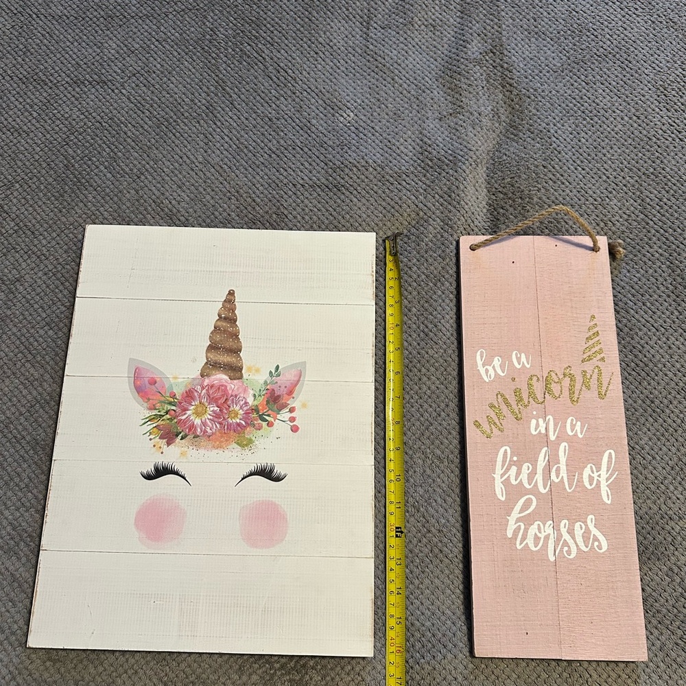 Hobby Lobby Unicorn Wall Decor